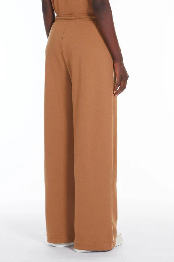 W4-CURVE Pantalone in Felpa Caramello