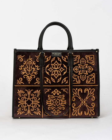 W5-1001 ATENA LISBONA Shopper Grande Tabac