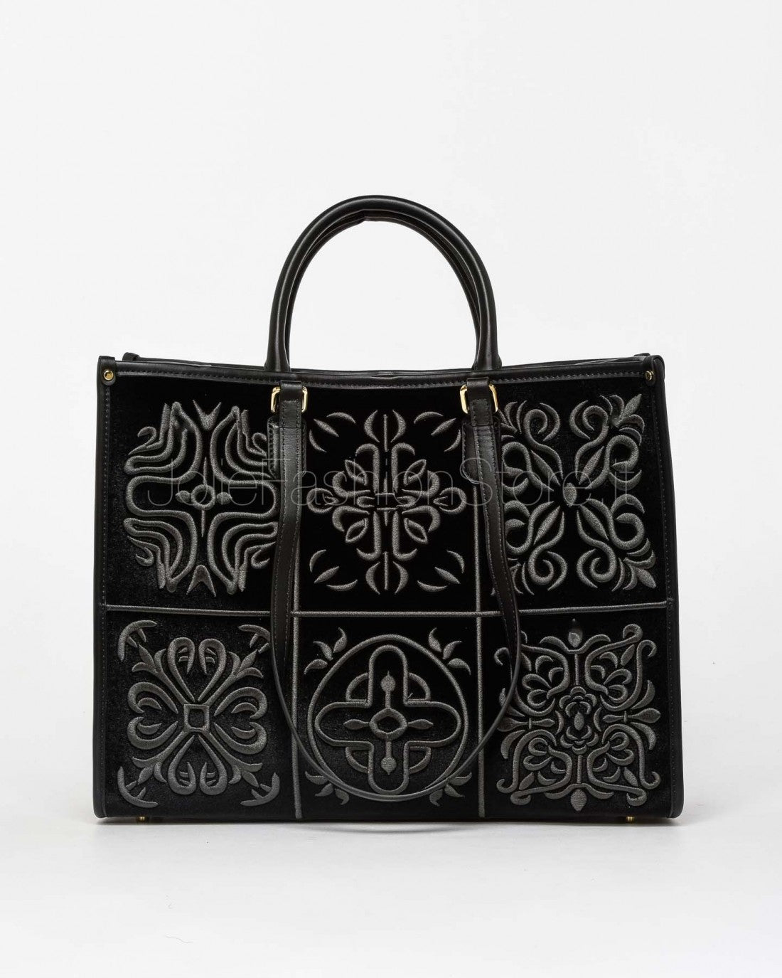 W5-1001 ATENA LISBONA Shopper Grande Black Tie