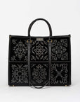 W5-1001 ATENA LISBONA Shopper Grande Black Tie