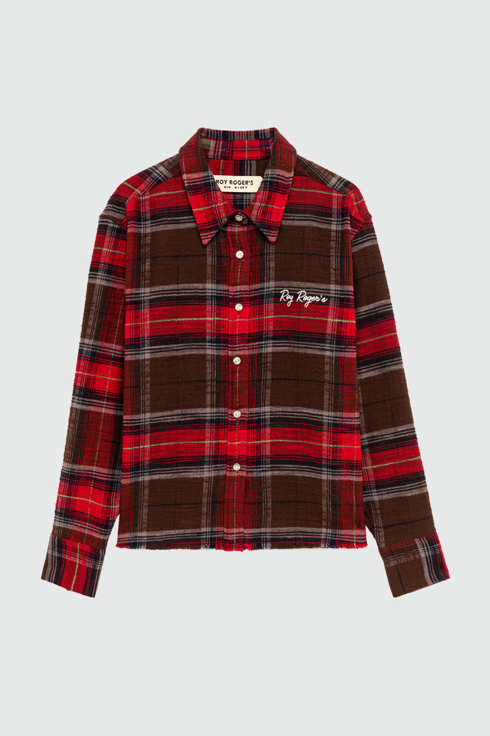 DS6-ELLY Camicia Check Brown-Red Woman