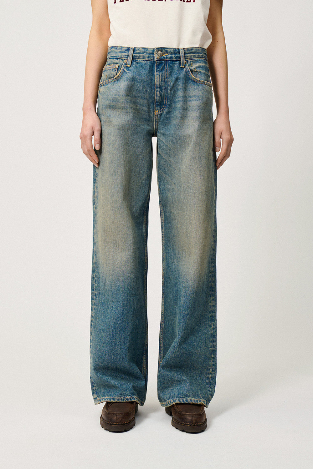 DW6-SUPER WIDE OLD GLORY Denim Mocha Woman