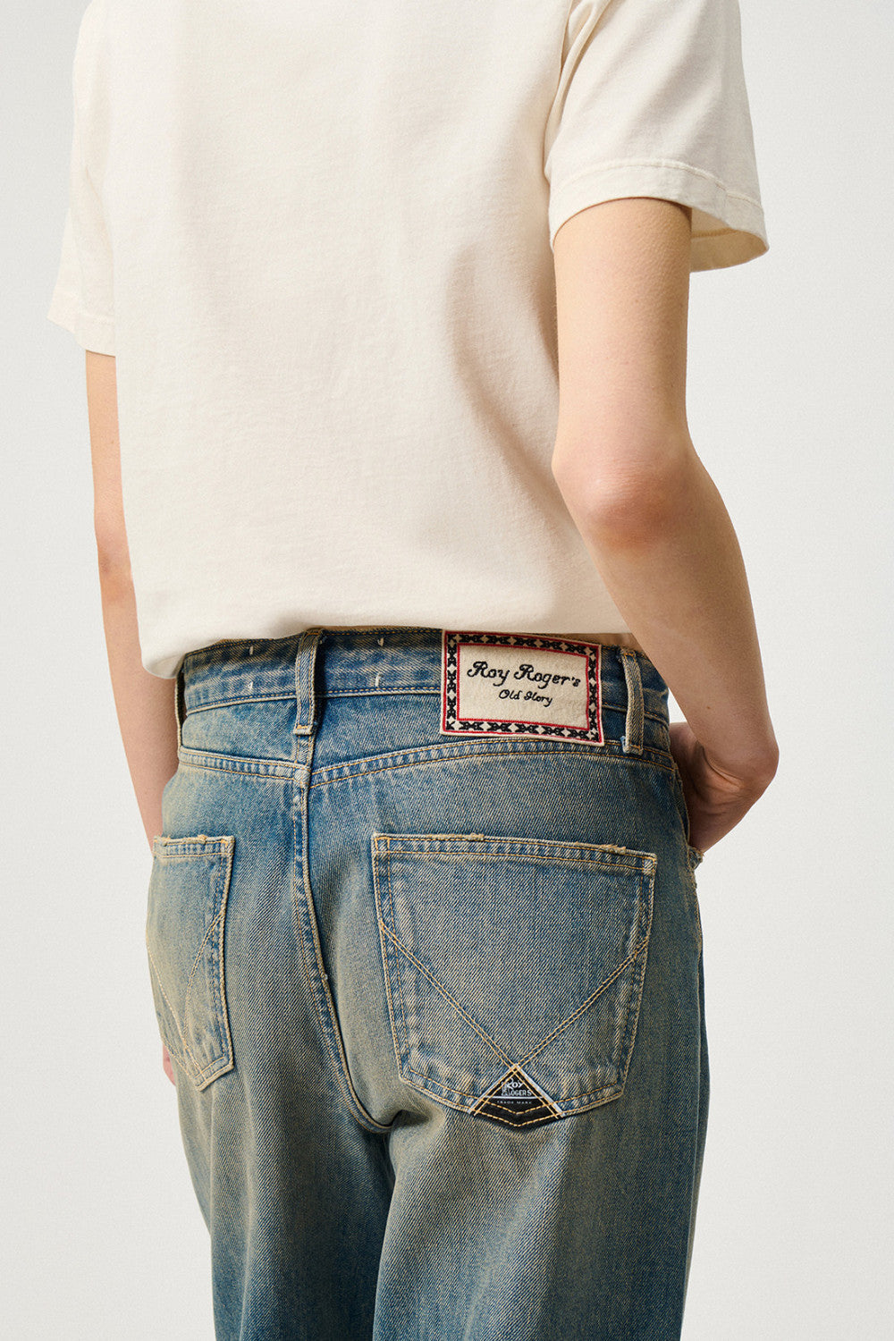 DW6-SUPER WIDE OLD GLORY Denim Mocha Woman