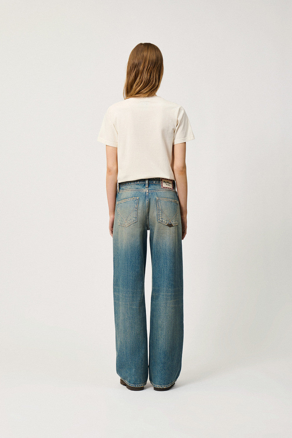 DW6-SUPER WIDE OLD GLORY Denim Mocha Woman