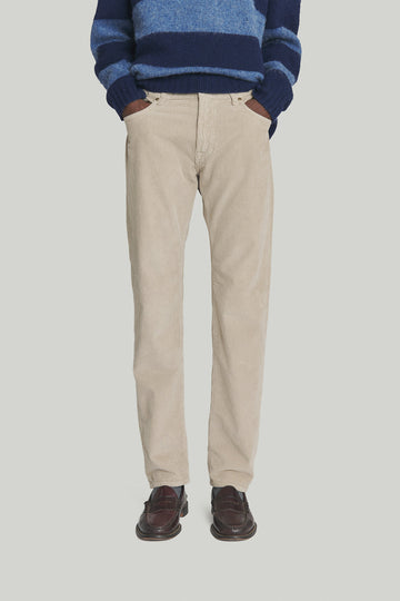 UW5-Cult Plain Pantalone Velluto Mastic Man