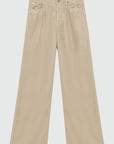DS6-MARTA Pantalone in Tencel Beige Woman