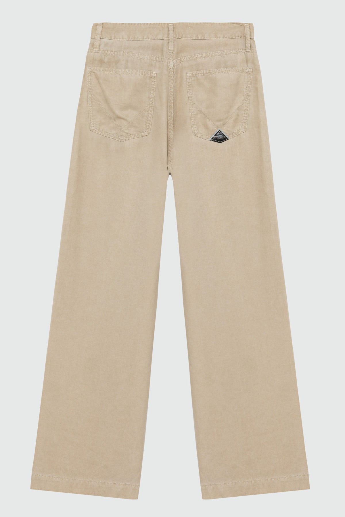 DS6-MARTA Pantalone in Tencel Beige Woman