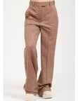 SD4-3086 Pantalone Piquet Cacao Woman