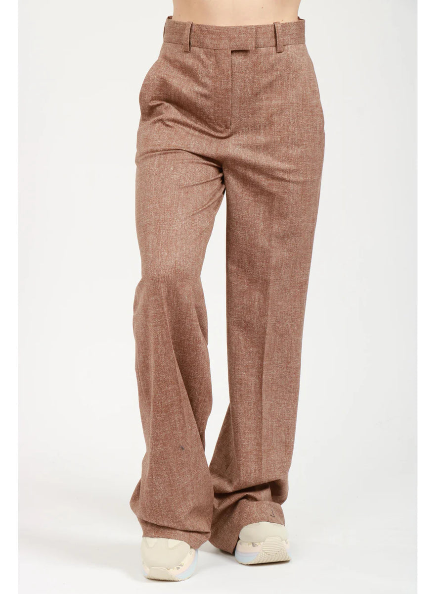 SD4-3086 Pantalone Piquet Cacao Woman