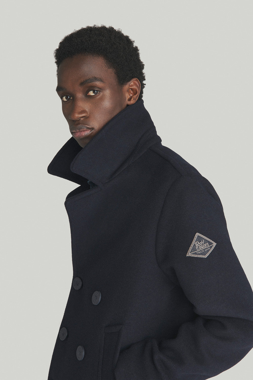 UW5-PEACOT MELTON Navy Man