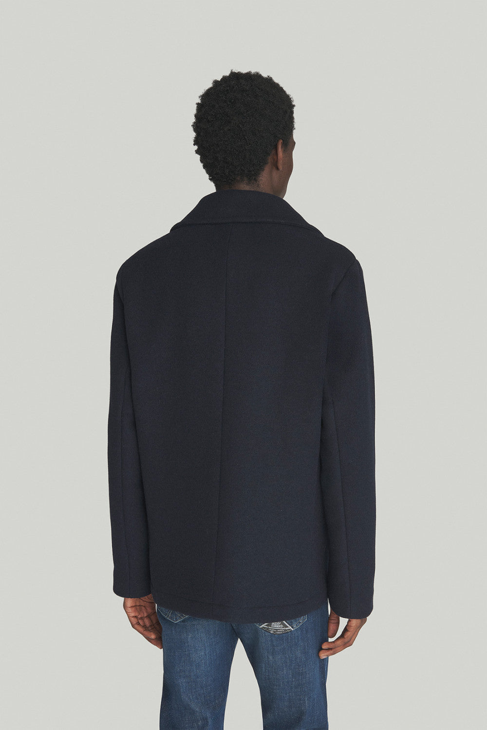 UW5-PEACOT MELTON Navy Man