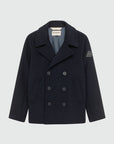 UW5-PEACOT MELTON Navy Man