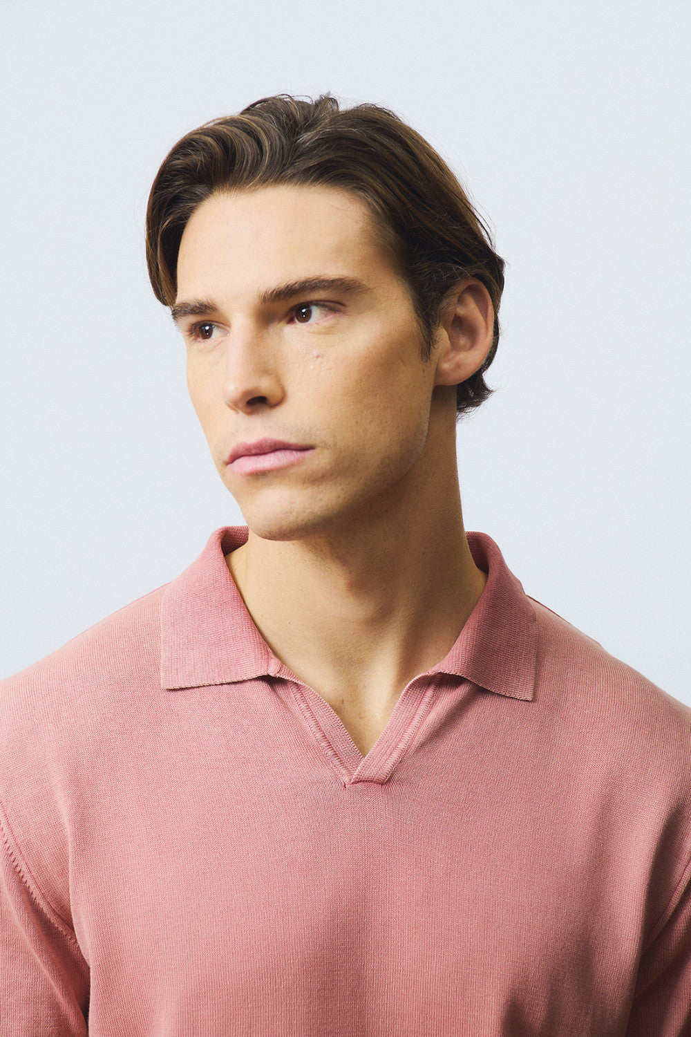 US6- Polo Cotton Dyed Paprika Man