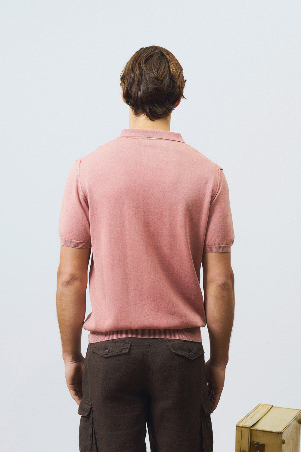 US6- Polo Cotton Dyed Paprika Man