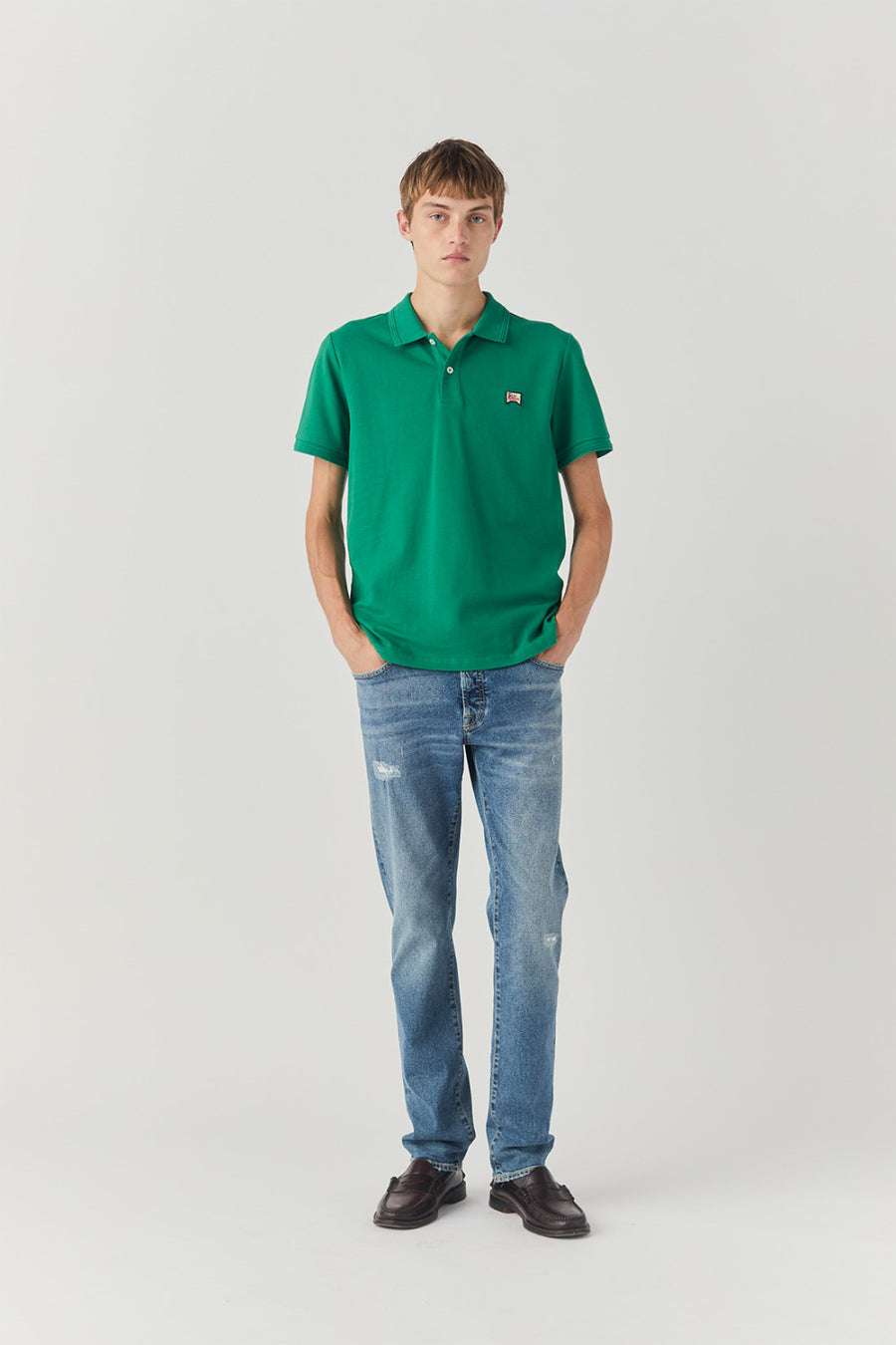 US5-Polo Piquet Green Man