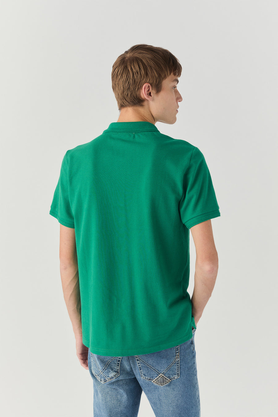 US5-Polo Piquet Green Man