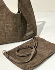 W6-3031 ELLISSE CROCO Suede Taupe
