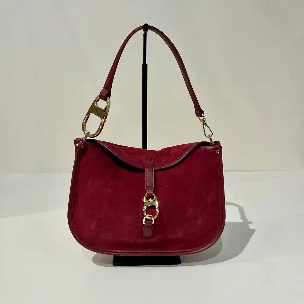 W6-3014 ATENA HOBO Carpet Bordeaux