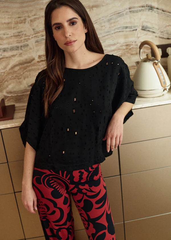 S5-PRINCIPE Blusa Nera