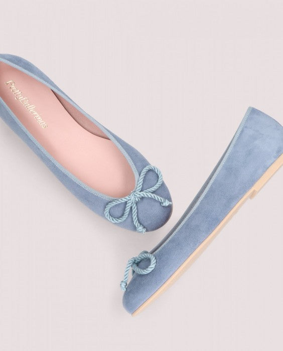 S4-35663 Rosario Ballerina Suede Denim Blue