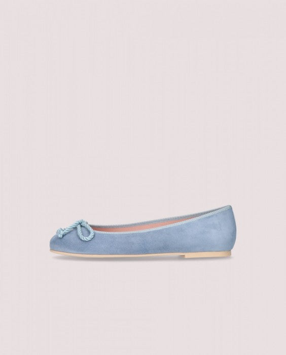 S4-35663 Rosario Ballerina Suede Denim Blue