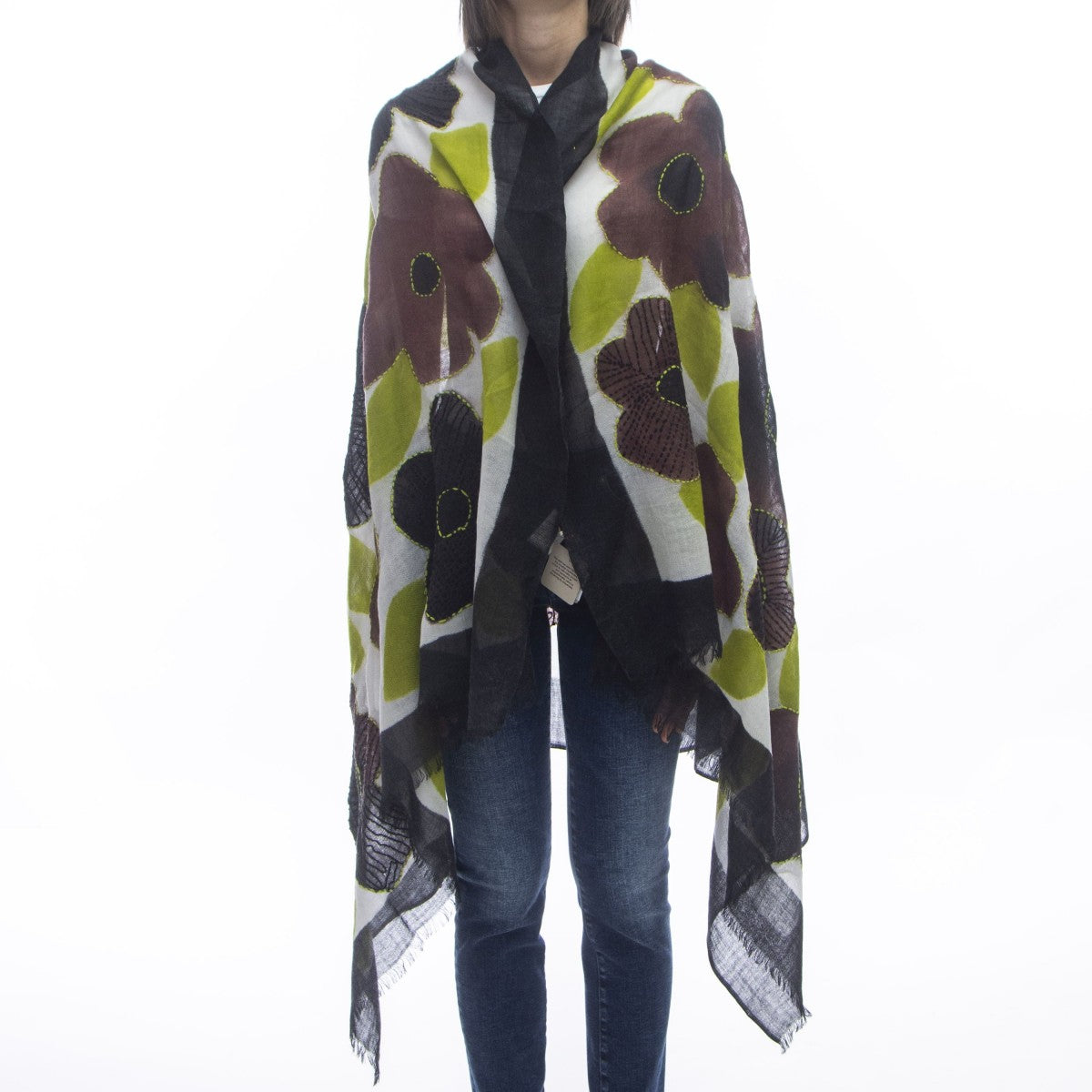 W4-Iris Sciarpa 6000 Nero Grigio