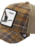 W4-1490 TRUCKER Plaid Golden GLD