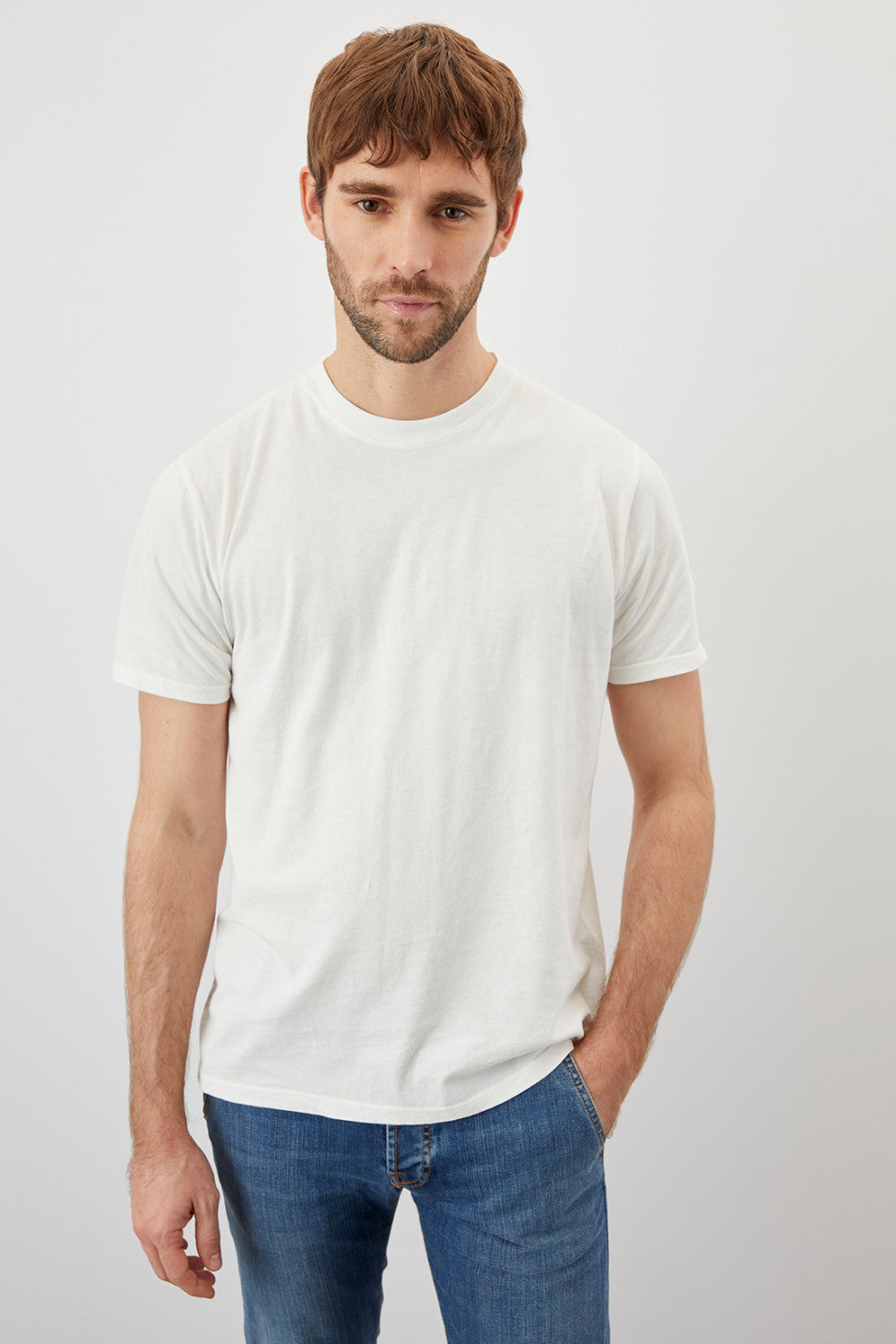 US4-T-Shirt Girocollo Jersey OffWhite Man
