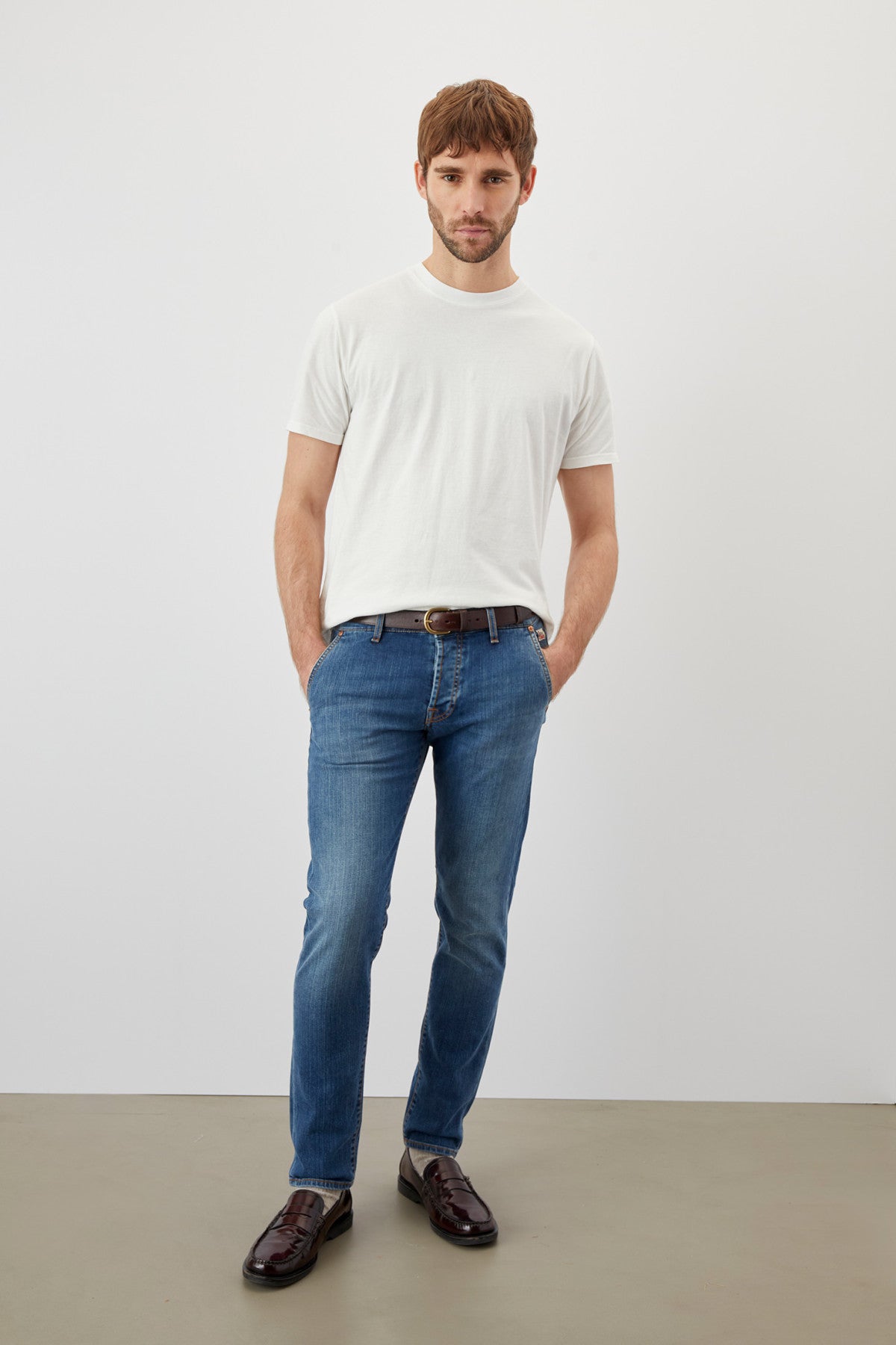 US4-T-Shirt Girocollo Jersey OffWhite Man