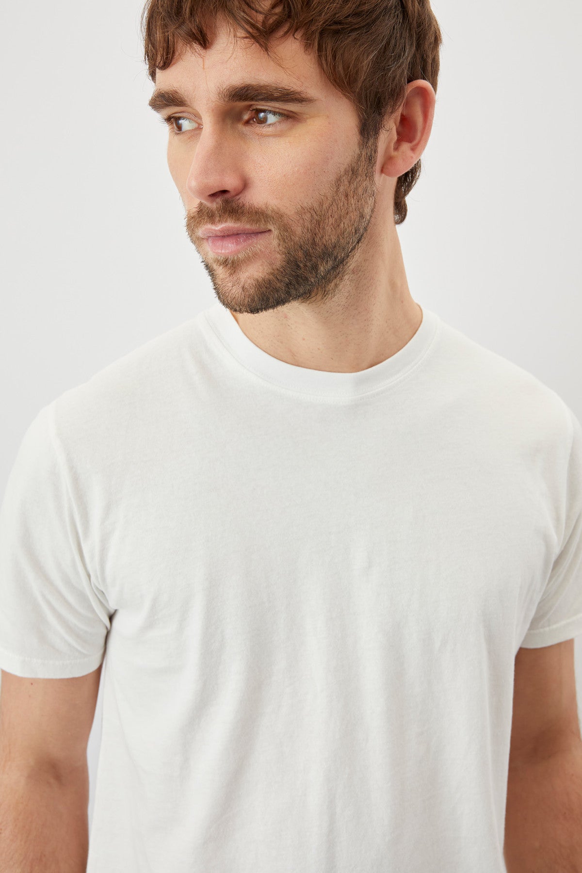 US4-T-Shirt Girocollo Jersey OffWhite Man