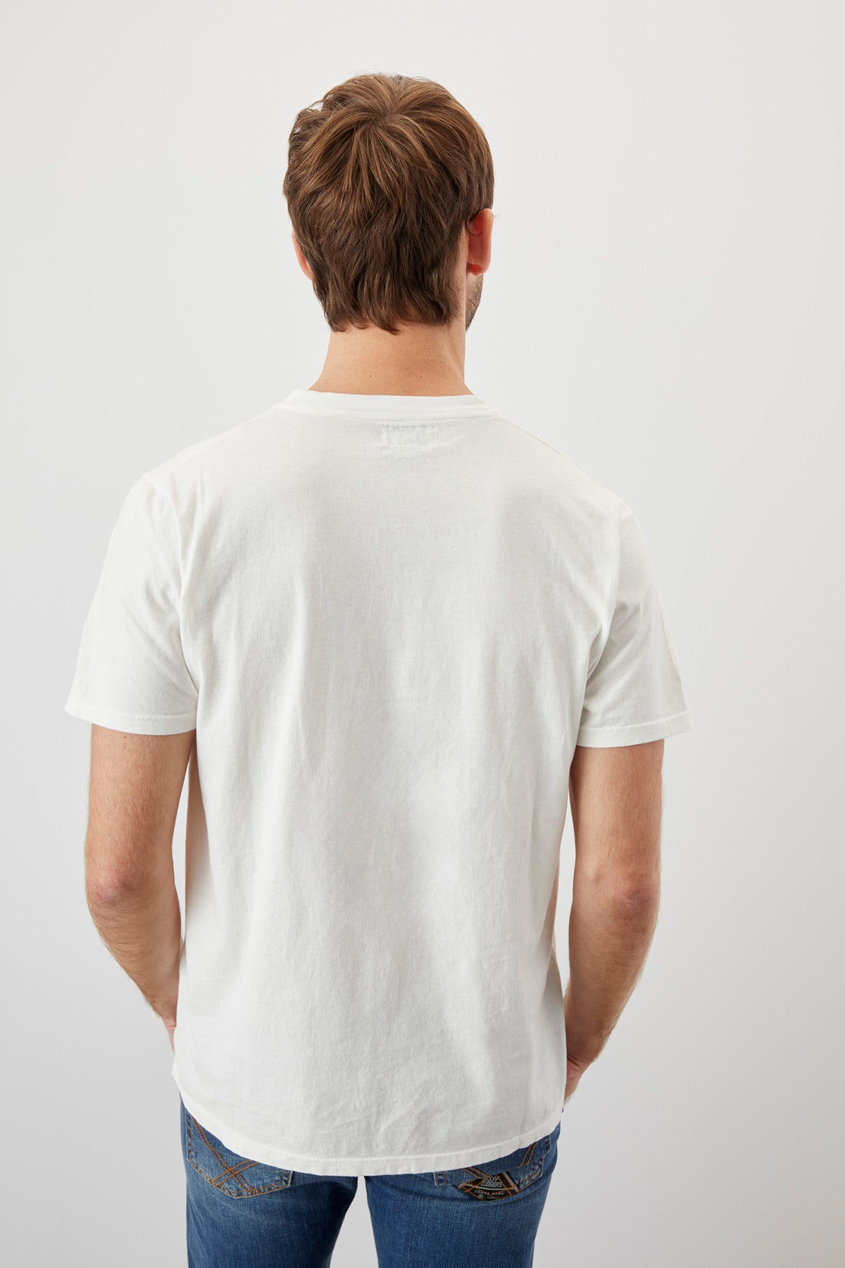 US4-T-Shirt Girocollo Jersey OffWhite Man