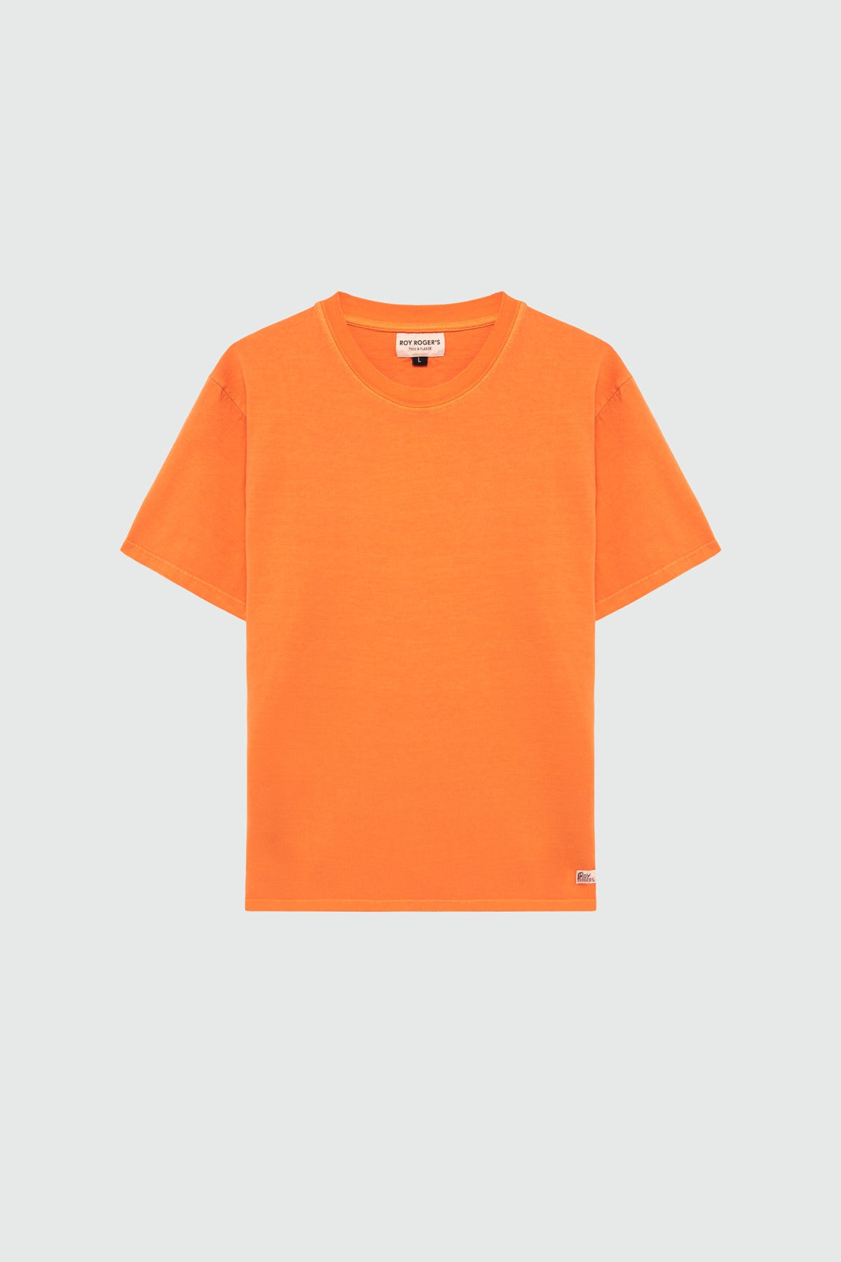 US4-T-Shirt Girocollo Jersey Orange Man
