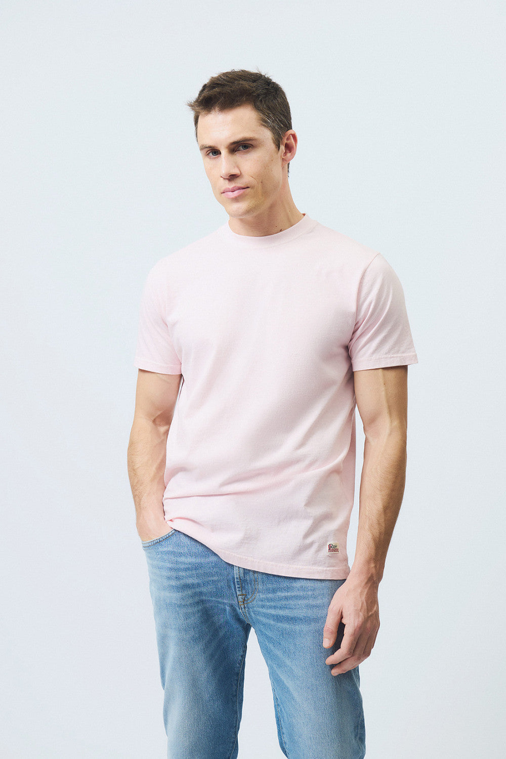US6- T-Shirt Jersey Light Pink Man