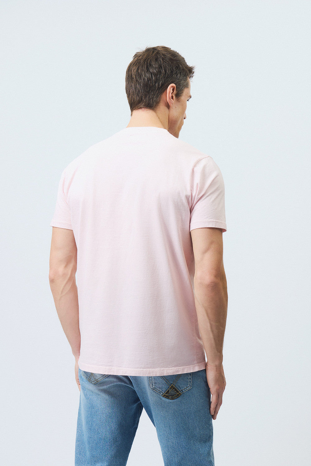 US6- T-Shirt Jersey Light Pink Man