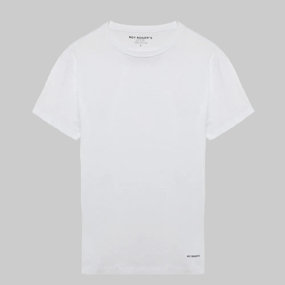 US5- T-Shirt Pima Jersey Optical White Man
