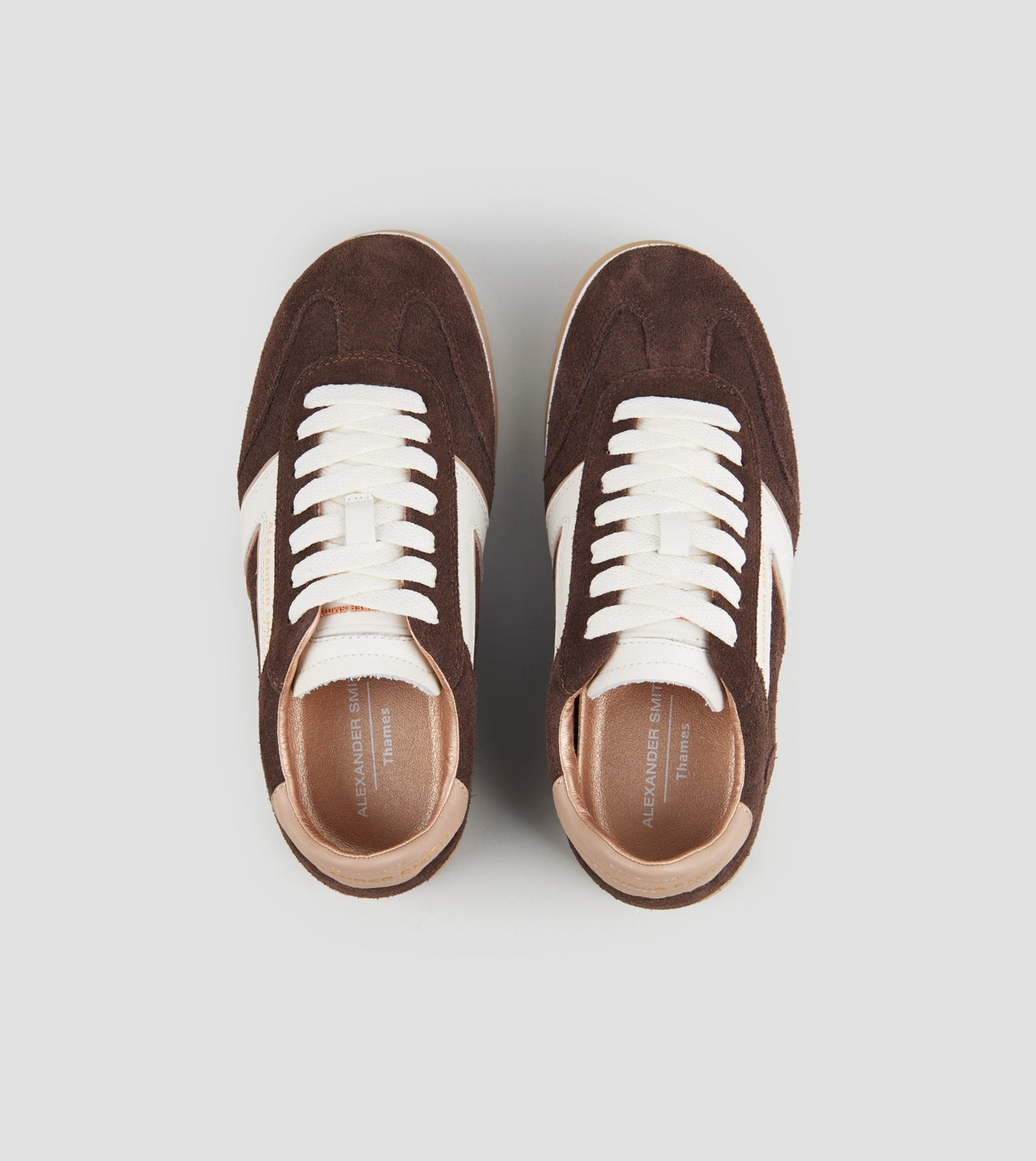 DS6-THAMES Dark Brown/Off White Woman