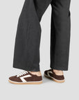 DS6-THAMES Dark Brown/Off White Woman