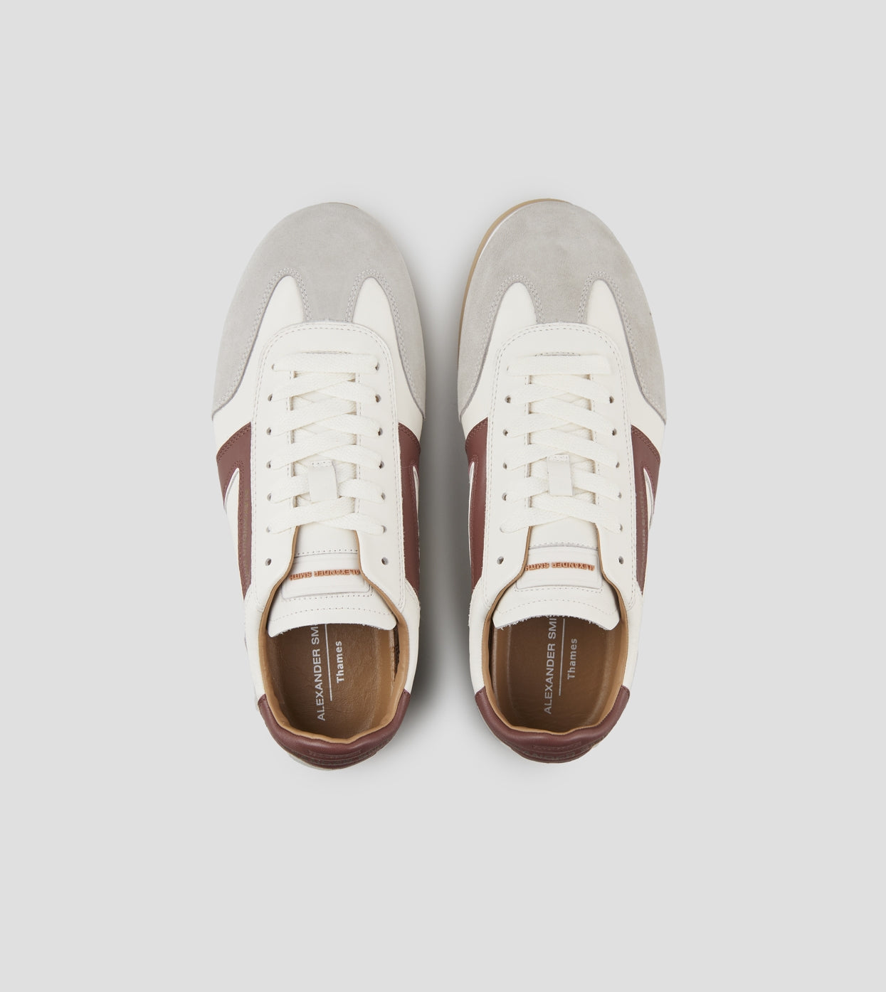 US6-THAMES Sneakers White/Wine Man