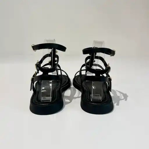 S6-204-17 SORAYA Sandalo Strass Black