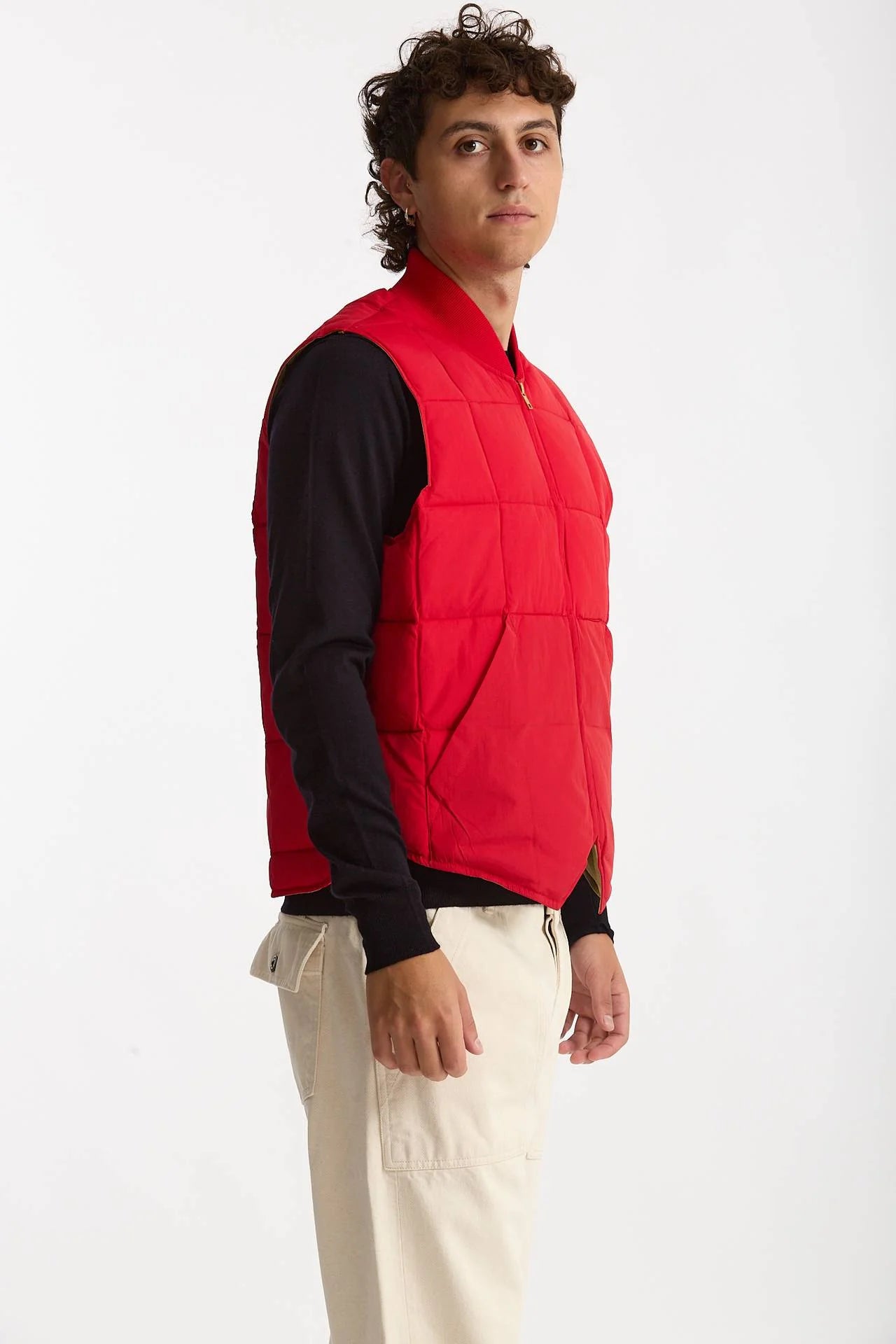 W6-SEATTLE Gilet Down Vest Rescue Red Man