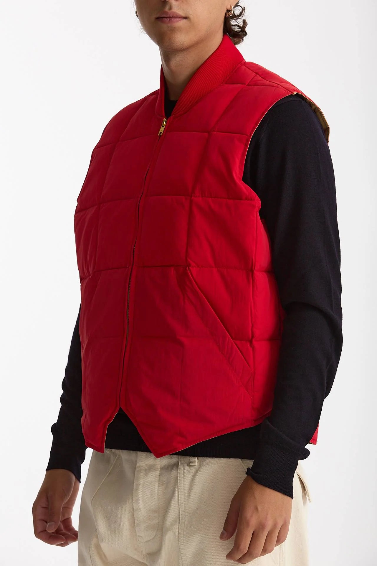 W6-SEATTLE Gilet Down Vest Rescue Red Man