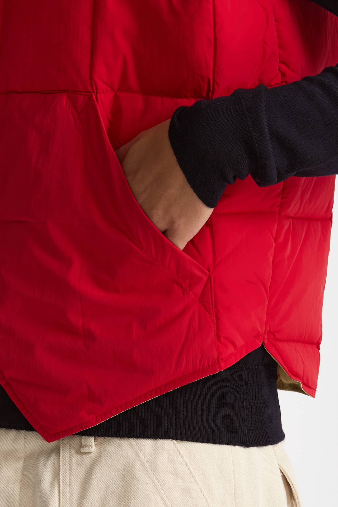 W6-SEATTLE Gilet Down Vest Rescue Red Man
