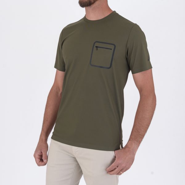 S5-1002 T-Shirt Oxford Pocket Militare Man