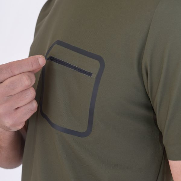 S5-1002 T-Shirt Oxford Pocket Militare Man