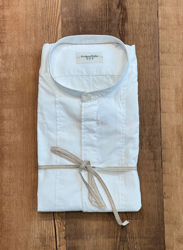 S2-UCUN24 Camicia Coreana Regular Bianco Man