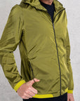 U106 Fleece Hyper Hood Zip Verde Prato Man