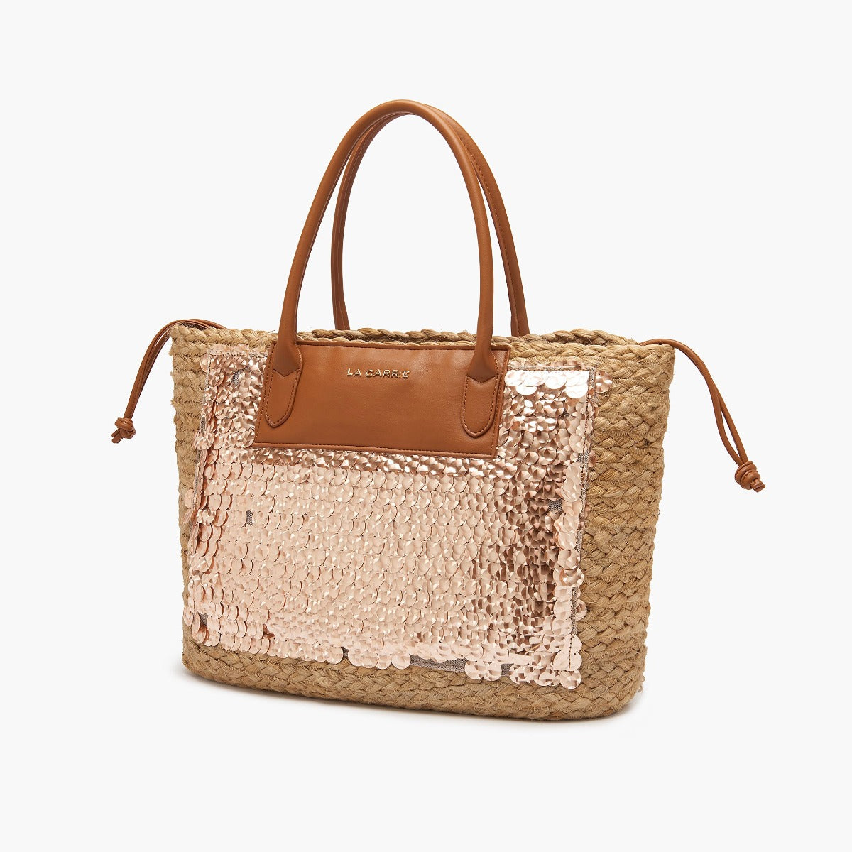 980 Borsa Shopping Beach Gold/Cuoio
