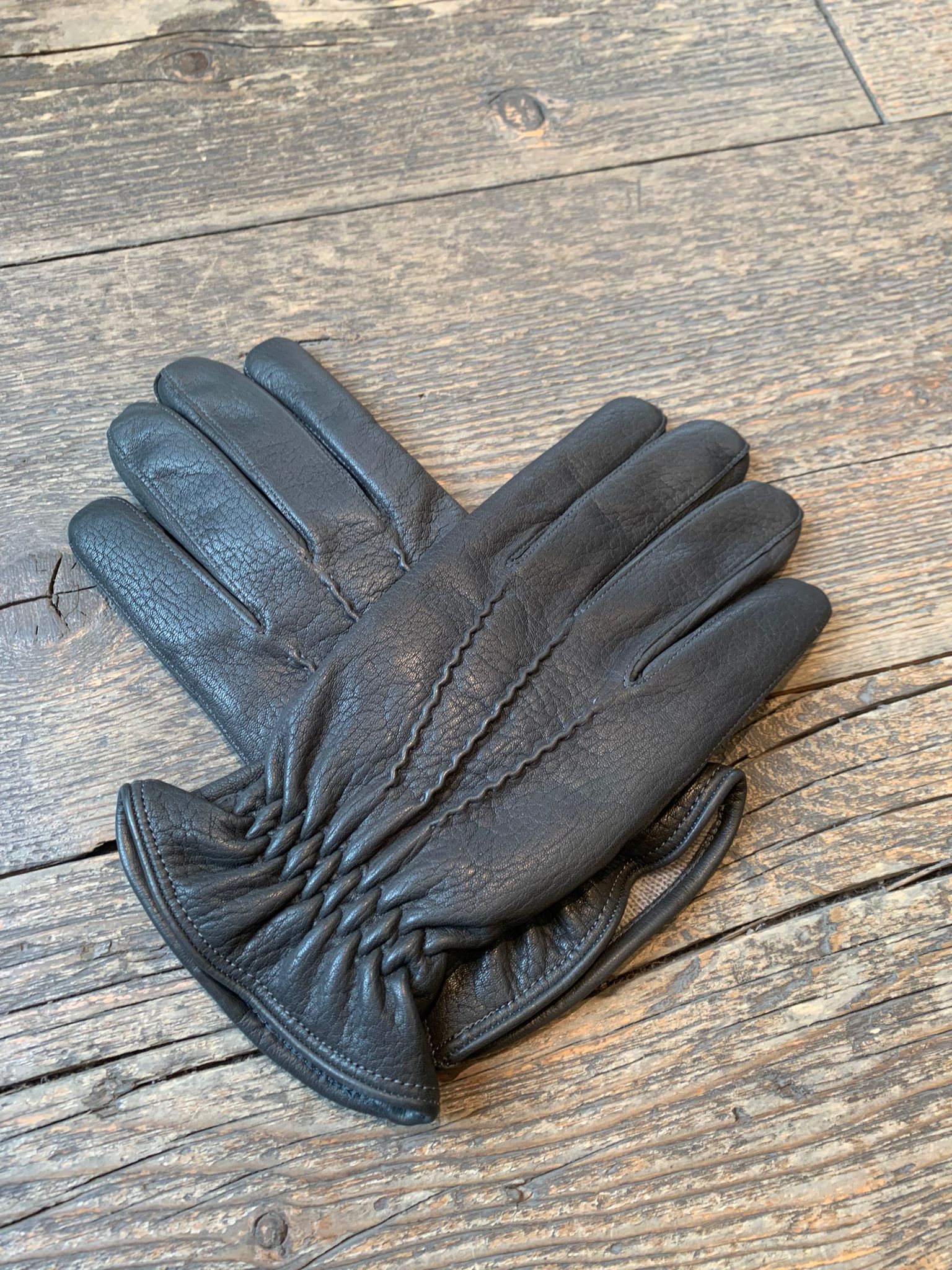 U18 Guanto Alce Nabuk Grigio Man