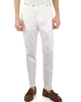 S2-CV100BX Pantalone Barber Bianco Man