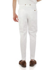 S2-CV100BX Pantalone Barber Bianco Man